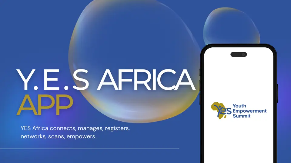 Capture d'écran de Yes Mobile, application d'événement pour Jadara Foundation (YES Africa)